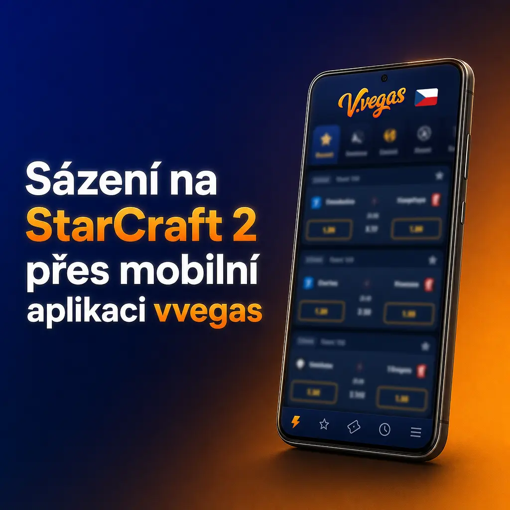 Mobilní aplikace vvegas pro sázení na StarCraft 2 s kurzy na zápasy GSL a ESL StarCraft II Masters